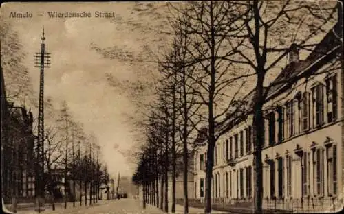 Ak Almelo Overijssel Niederlande, Wierdensche Straat