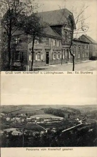 Ak Lüttringhausen Remscheid im Bergischen Land, Kranerhof, Panorama