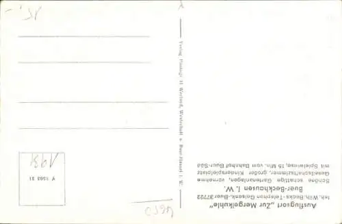 Ak Buer Beckhausen Gelsenkirchen im Ruhrgebiet, Ausflugsort Zur Mergelkuhle