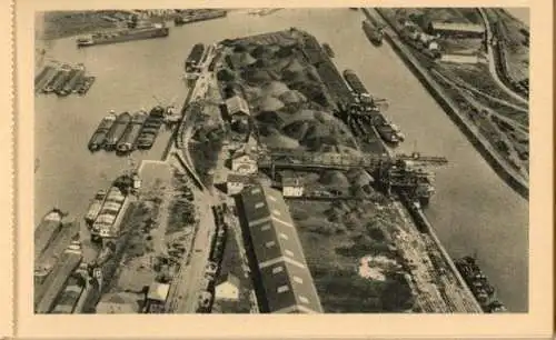 kleines Heft mit 10 AK Der Hafen von Straßburg / le port strasbourg