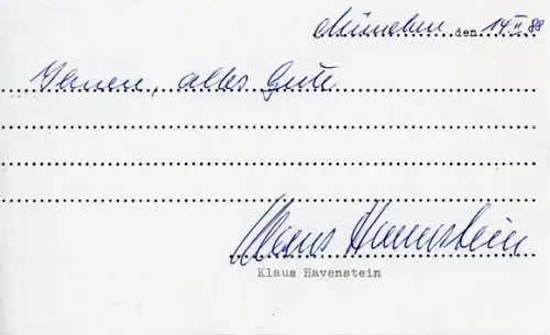 50 Papierstücke Autogramme Schauspieler