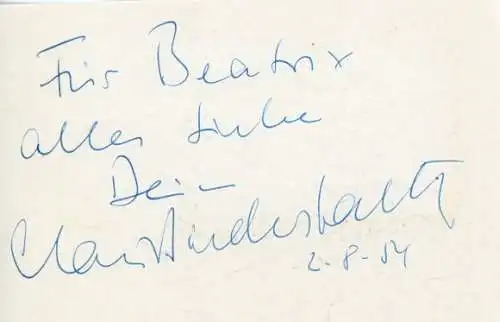 50 Papierstücke Autogramme Schauspieler