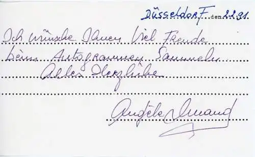 50 Papierstücke Autogramme Schauspieler