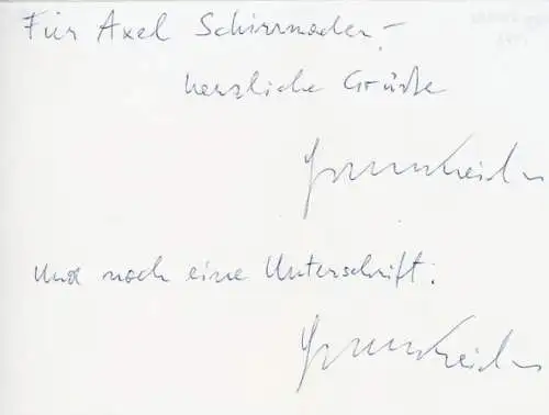 50 Papierstücke Autogramme Schauspieler