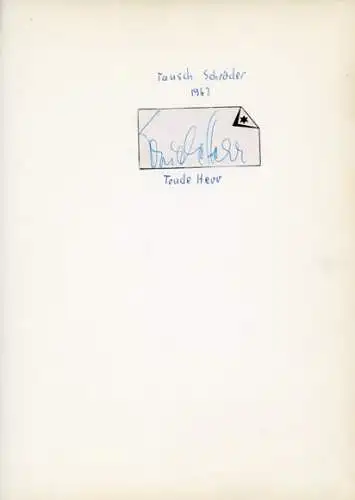 50 Papierstücke Autogramme Schauspieler