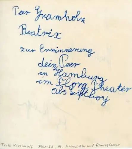 50 Papierstücke Autogramme Schauspieler