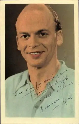 Ak Schauspieler Fred Wilms, Portrait, Autogramm