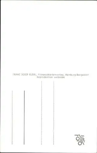 Ak Schauspielerin Ingrid Stenn, Portrait, Rüdel Verlag, Autogramm