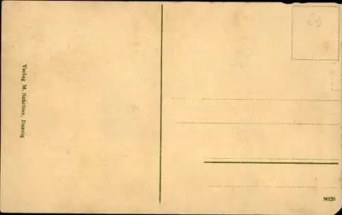 Ak Gdańsk Danzig, Artushof, Brunnen, Börse