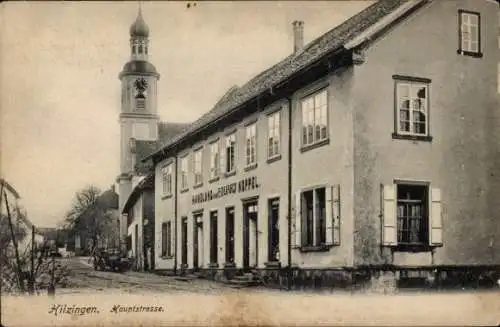 Ak Hilzingen im Hegau, Hauptstraße, Geschäft