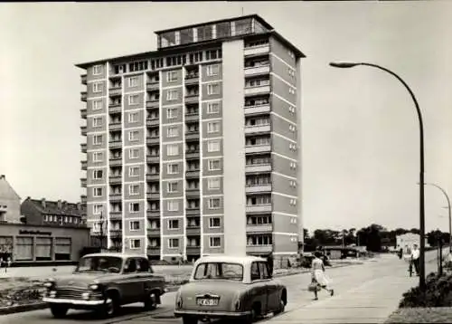 Ak Brandenburg an der Havel, Hochhaus, Nord