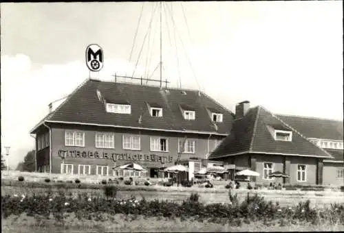 Ak Magdeburg an der Elbe, Mitropa Autobahn-Rasthof Börde