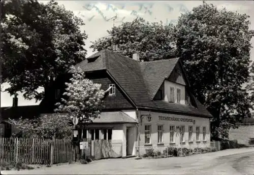 Ak Geyer im Erzgebirge Sachsen, Gaststätte Teichschänke