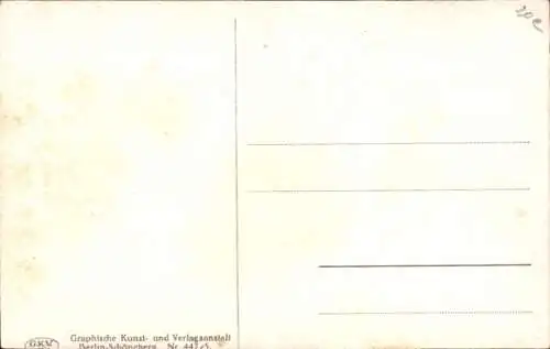 Künstler Ak Drei Hunde, Kopfstudie, Tierporträt