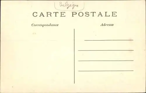 Ak König Albert I auf dem Weg an die Front, I WK