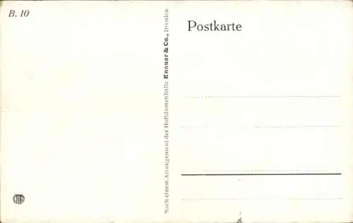 Ak Maiglöckchen in einem Blumentopf