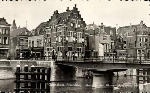 Ak Gorinchem Südholland Niederlande, Petersbrücke