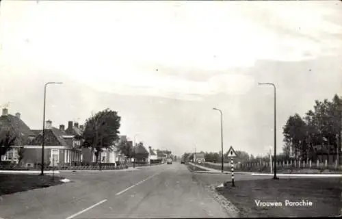 Ak Vrouwenparochie Waadhoeke Friesland Niederlande, Straat