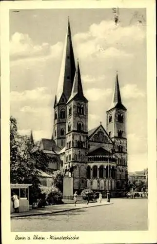 Ak Bonn am Rhein, Münsterkirche