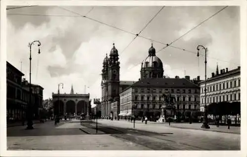 Ak München, Odeonsplatz, Feldherrnhalle