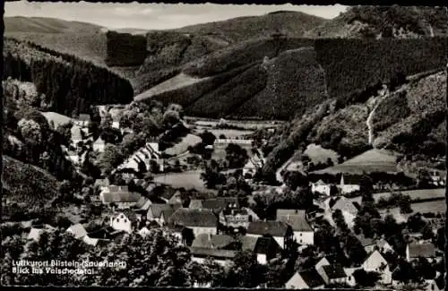 Ak Bilstein Lennestadt im Sauerland, Gesamtansicht, Veischedetal