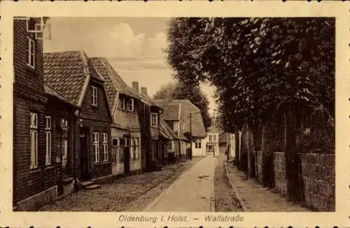 Ak Oldenburg in Holstein, Wallstraße