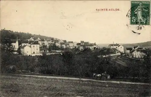 Ak Sainte Aulde Seine et Marne, Gesamtansicht