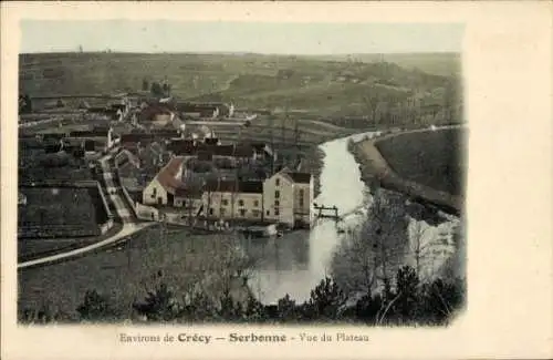 Ak Serbonne Crécy la Chapelle Seine et Marne, vue du Plateau