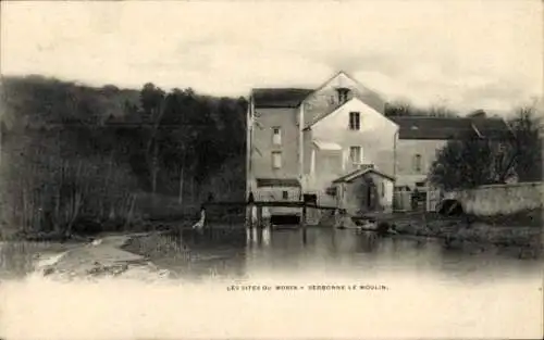 Ak Serbonne Crécy la Chapelle Seine et Marne, Moulin