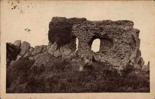 Ak Lithaire Manche, Montcastre, Ruines du Camp de Jules Cesar, Cote Ouest