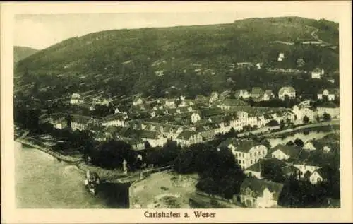 Ak Bad Karlshafen an der Oberweser Hessen, Panorama