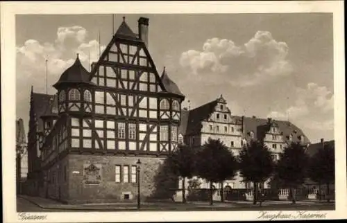 Ak Gießen Hessen,  Zeughaus-Kaserne