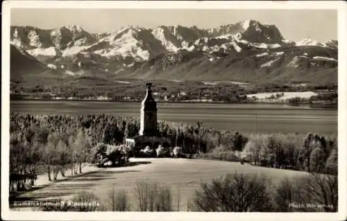 Ak Assenhausen Berg am Starnberger See, Bismarckturm