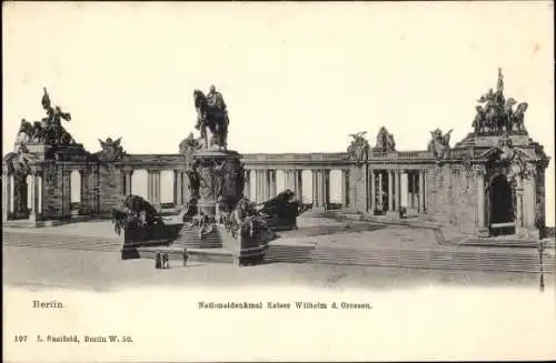 Ak Berlin Mitte, Nationaldenkmal Kaiser Wilhelm des Großen