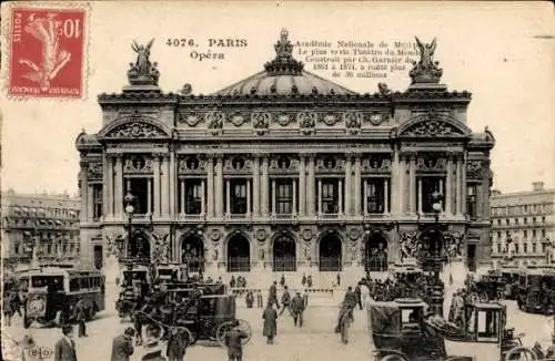 Ak Paris IX., L'Opera, Academie Nationale de Musique