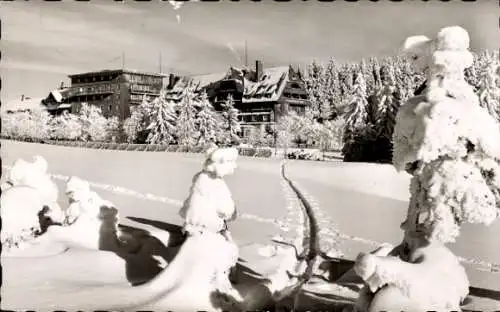 Ak Feldberg im Schwarzwald, Hotel Feldbergerhof, Winter