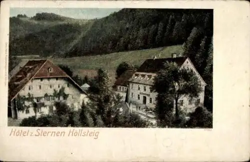 Ak Breitnau im Schwarzwald, Höllental, Hotel z. Sternen