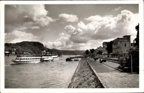 Ak Remagen am Rhein, Rheinpromenade