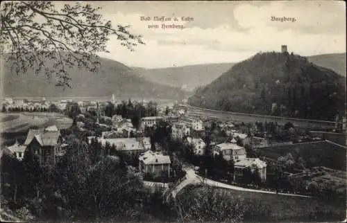 Ak Nassau Lahn, Blick auf Ort und Umgebung, Burg