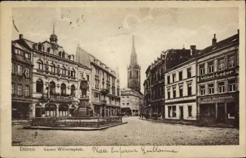 Ak Düren in Nordrhein Westfalen, Kaiser Wilhelm Platz
