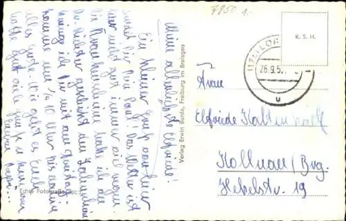 Ak Lörrach in Baden, Panorama