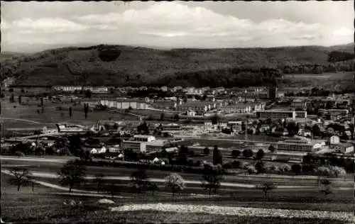 Ak Lörrach in Baden Württemberg, Stadtpanorama, Wald, Felder