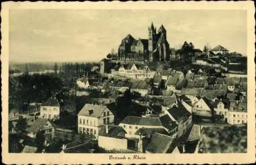 Ak Breisach am Oberrhein Schwarzwald, Gesamtansicht des Ortes