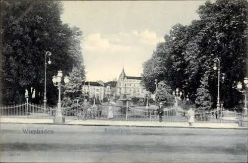 Ak Wiesbaden in Hessen, Kursaalplatz