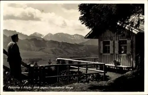 Ak Faistenoy Oy Mittelberg im Allgäu, Thannheimer Berge, Hütte