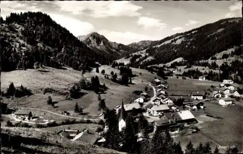 Ak Unterjoch Bad Hindelang im Oberallgäu, Panorama