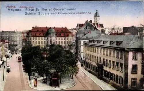 Ak Mainz in Rheinland Pfalz, Schillerplatz