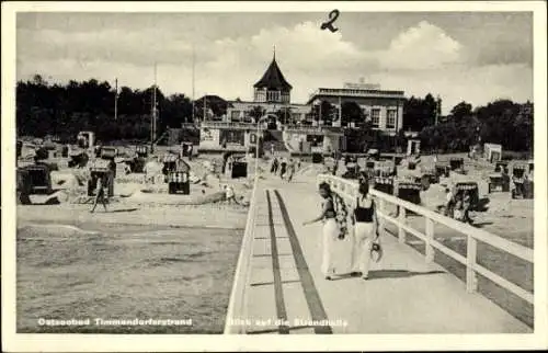 Ak Timmendorf Timmendorfer Strand in Holstein, Strand, Strandhalle