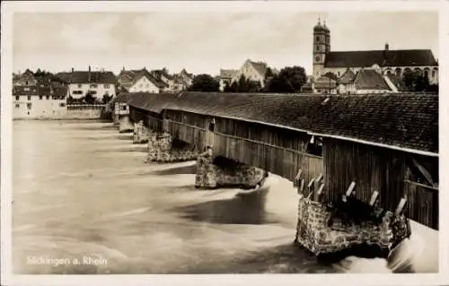 Ak Bad Säckingen am Hochrhein, Brücke