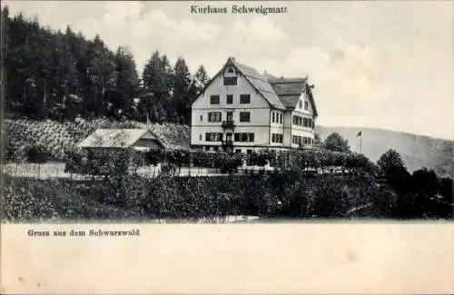 Ak Schweigmatt Raitbach Schopfheim in Baden Schwarzwald, Kurhaus